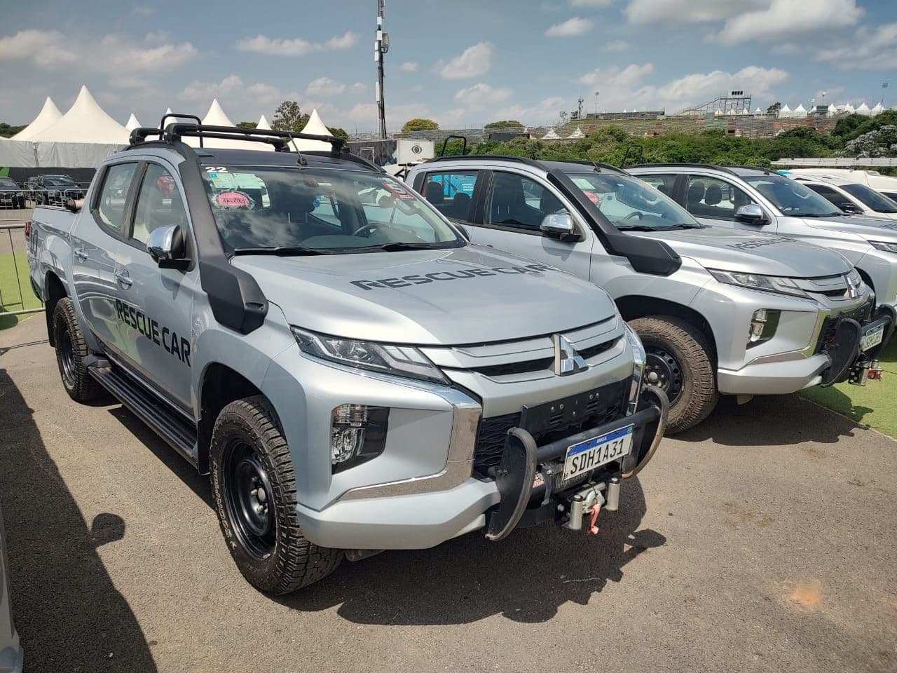 Mitsubishi Motors fornece carros de apoio para o Grande Prêmio de São Paulo 2024