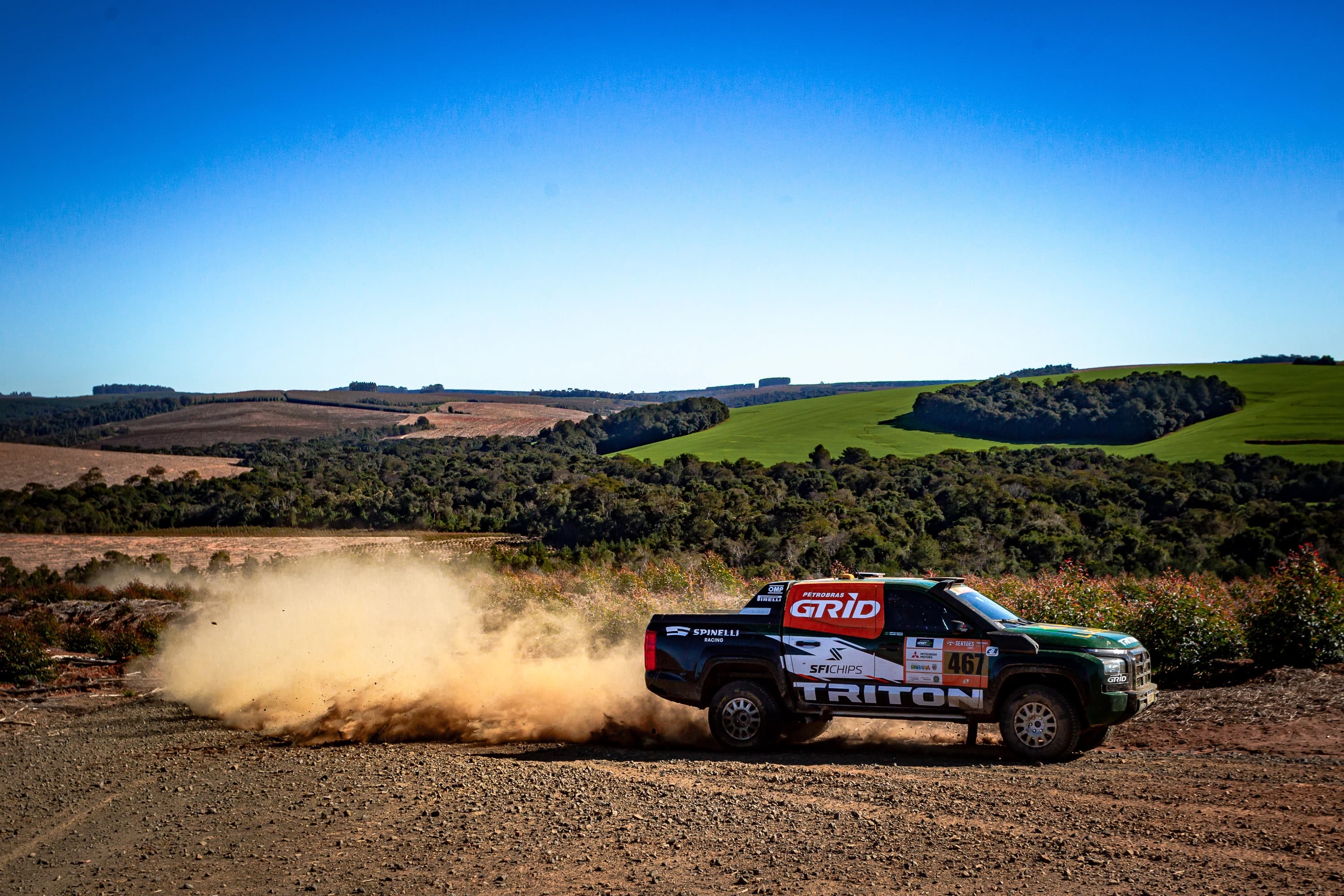 Mitsubishi Spinelli Racing vence as três especiais na categoria STC com a Triton Katana R e ainda sai do Sertões Series Paraná com o vice-geral da prova