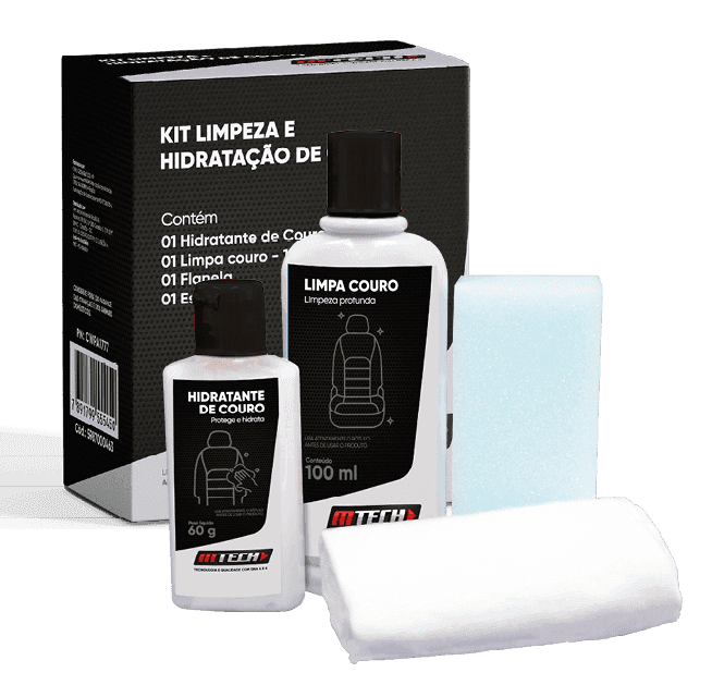 LIMPEZA E HIDRATACAO DE COURO