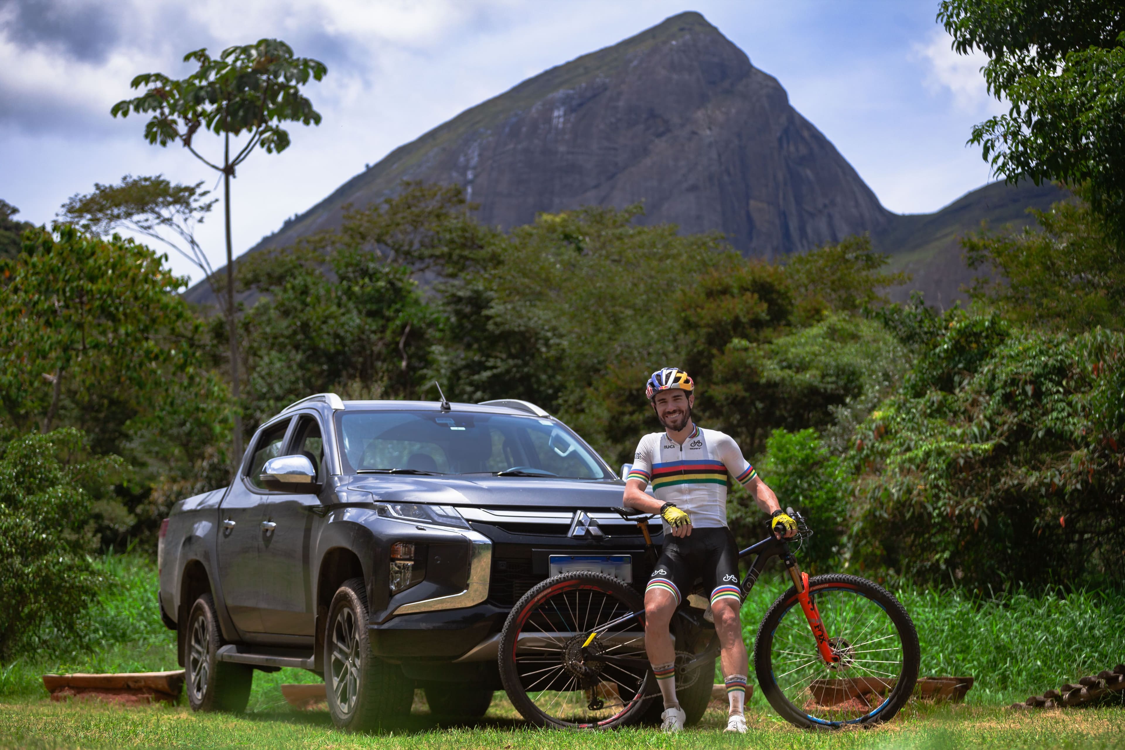 Bicampeão mundial de Mountain Bike, Henrique Avancini é o novo embaixador da Mitsubishi Motors