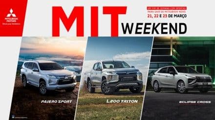 Mitsubishi Motors realiza “MIT Weekend” de 21 a 23 de março com até R$ 30 mil de supervalorização no usado